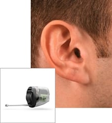 Oticon IIC style-1 hearing aid